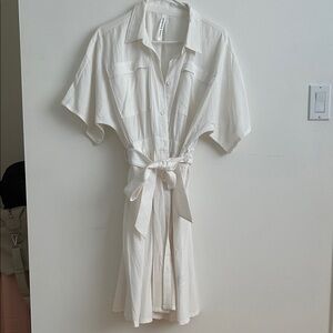 Emma Knudsen Kelsey Button Down Dress Large